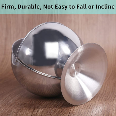 Newness Stainless Steel Multi-purpose Sugar Bowl with Roll Top for Home & Kitchen