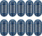 ANYHOW Demineralization Ultrasonic Humidifier Replacement Cartridges,Compatible with HoMedics, Filter Mineral Deposits, Prevents Hard Water Build-Up, Eliminates White Dust, Removes Odor-10Pack