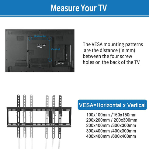 JUSTSTONE Tilting TV Wall Mount Bracket for Most 32-83 Inches LED LCD OLED 4K Curved Plasma Flat Screen TVs,Tilt Mounting with VESA 600x400mm Holds up to 165 LBS, Fits 16",18",24"Studs,Can Be Leveled