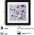 Kiera Grace PH00670-7INT kieragrace KG Morgan Double Mat 9-Inch, Black Picture Frame, 9x9