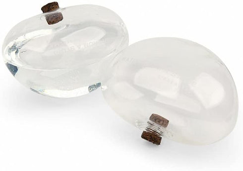 Kikkerland "Water from a Stone Blown Glass Automatic Self-Watering Plant Globes, Set of 2