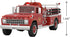 Hallmark Keepsake Christmas Ornament 2021, Fire Brigade 1966 Ford Fire Engine, Metal, Light