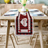 Farmhouse Kitchen Dinning Table Runner Dresser Scarves 13x70inch Valentine's Day Love Heart Red Buffalo Check Plaid Burlap Linen Table Runners for Indoor&Outdoor Dinner Gathering Party