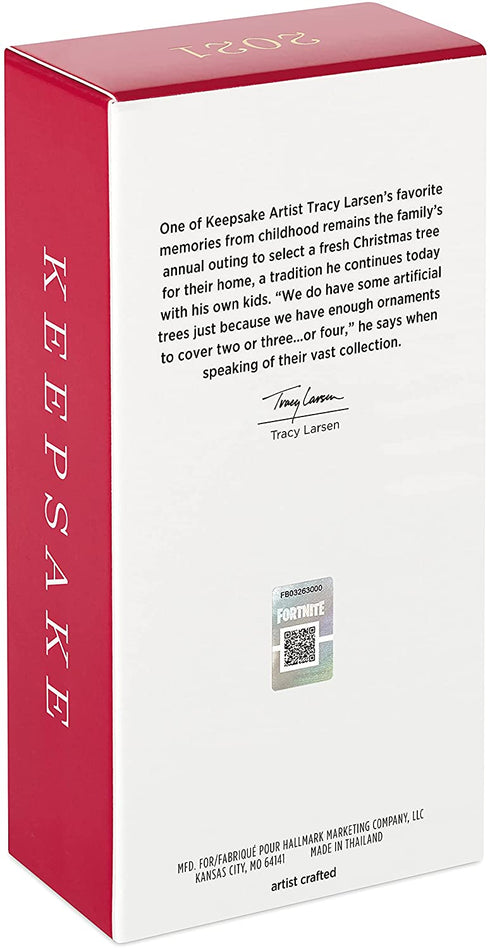 Hallmark Keepsake Fortnite Crackshot Christmas Ornament 2021, Video Game Ornament