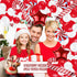 140 Pieces Christmas Balloon Garland Arch Kit - Christmas Candy Cane Windmill Foil Balloons Star Balloons for Xmas Christmas New Year Party Decoration Supplies