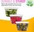 24-Pack Plastic Deli Containers with Airtight Lids, 16oz - Disposable Food Storage Containers for Meal Prep, Takeout, Restaurant, and More - Multipurpose Clear Plastic Containers - Microwaveable