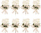 Aivanart 4/8/14 Pcs Rose Boutonnieres Groom Flower for Wedding Party Prom Man Suit Decoration