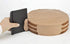 K¼chenprofi Set: Dough Cutter, Curved and Flat Edge Scraper, Set of 3, Black/Stainless/Red, 3 Einheiten