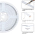 RGBZONE 32.8ft 5 Pin RGBW Extension Cable Wire Cord and 5Pack 5 Pin RGBW LED Light Strip Connectors Strip to Wire Quick Connection for 10mm Wide Waterproof or Non-Waterproof 5050 LED RGBW Strip Light