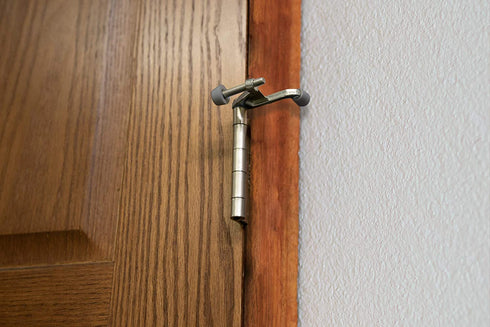 Design House 181834 Jumbo Hinge Pin Door Stop, 5-Pack, Satin Nickel