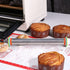 Rolling Pin with Thickness Rings- Adjustable Stainless Steel Roller Guides-Non Stick Dough Roller Pin for Dough Pizza Pie,Pastries and Cookies By Cook's Aid (Rolling Pin)