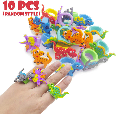 56 PCS Dinosaur Party Favors,Dinosaur Party Goodie Bag Fillers,Prizes Gift Carnivals for Kids Birthday