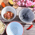 Japanese Style Ceramic Rice Bowls set of 4 Color For Dessert Snack Cereal Soup