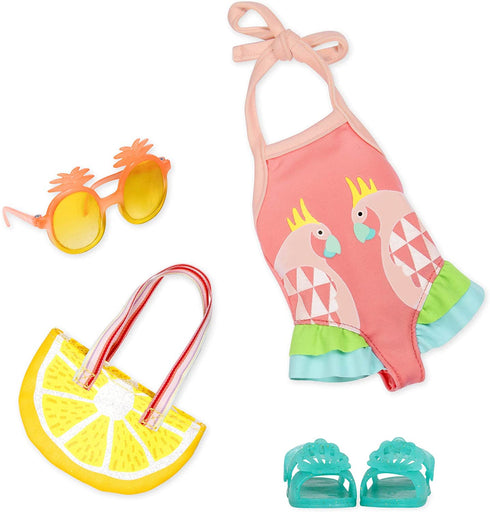 Glitter Girls - Ray of Light Swimsuit Outfit -14-inch Doll Clothes– Toys, Clothes & Accessories for Girls 3-Year-Old & Up