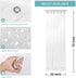 Mrs Awesome 32x72 Narrow Stall Shower Curtain Liner with 3 Magnets Clear PEVA 8G Thick & Heavy Duty, Waterproof, 32 x 72 inches, Clear