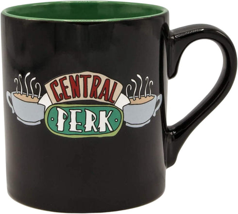 Silver Buffalo Friends Central Perk Ceramic Coffee Mug, 14 Ounce, White