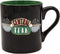 Silver Buffalo Friends Central Perk Ceramic Coffee Mug, 14 Ounce, White