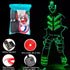 EL Wire Kit 9ft, Portable Neon EL Wire Lights Super Bright Battery Operated for Cosplay Dress Festival Party Halloween DIY Christmas Decoration (5 Pack, Each of 9ft, Red, Green, Pink, Blue, White)