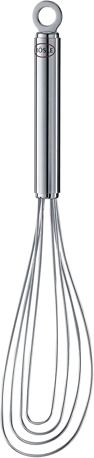R¶sle Stainless Steel Flat Whisk, 8 Wire, 8.7-inch