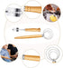 Bread Proofing Baskets Set, PATIOPTION Banneton Baskets Round Banneton Proofing Baskets Used for Making Sourdough Bread with Liner+Bread Lame+Dough+Scraper+Whisk+Stencils Baking Bowl Gift for Bakers