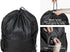 Chrislley 106L Collapsible Laundry Bag Backpack Laundry Liner Extra Large Laundry Basket Foldable Laundry Hamper Dirty Clothes Hamper for Laundry?Black?