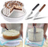 Cake Decorating kit - Cake Turntable and 10 inch Cake Board,2 Icing Spatula 3 Cake Scrapers,Cake Brush,Cake Flower Lifter,Cake Pen,3 Pastry Bags 24 Stainless Icing Tip 6 Piping Tip Couplers