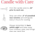 Candle-Lite Apple Cinnamon Crisp Jar Candle, 18 oz, Red