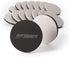 Super Sliders 3 1/2" Round Reusable Furniture Sliders for Hard Surfaces - Effortless Moving and Surface Protection, Beige (16 Pack)