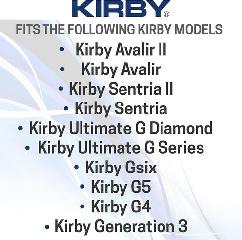 KIRBY Vacuum System Filter Bags Part 204811 Six Included