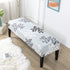 CRFATOP Dining Bench Cover Printed Bench Seat Cushion Slipcovers Stretch Upholstered Bench Slipcover Removable Washable Dining Chair Slipcovers for Bedroom Living Room,17