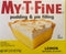Lemon Pudding and Pie Filling Mix By My T Fine - 2.75 Ounce Box - 2 Box Pack