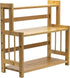 Sorbus Kitchen Countertop Organizer Bamboo Wooden Counter Storage Shelf Rack for Spice, Soap, Skin care, Makeup Display Stand, Bathroom Shelves, Vanity, Office (3-Tier)