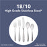 Radley & Stowe 20-Piece Silverware Set, Service for 4, Durable Stainless Steel Flatware, Dishwasher Safe Cutlery with Matte Finish Handle