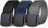 WYUZE 2 Pack/ 3 Pack Nylon Belts for Men, No Metal Military Belt Web 1.5" Adjustable Casual Belt with Plastic Buckle