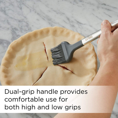 All Clad Silicone Tools Pastry Brush, Stainless Steel and Black