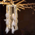 Dream Catcher Mobile Large Light Up Dream Catchers with Golden Shining Lace& Bells LED Fairy Lights Battery Powered Hanging Ornaments- 7.9Wx 22L Inches Feathers Wedding Boho Decorations Nursery Decor