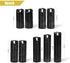 RY King Set of 9 Pillar Real Wax Flameless LED Battery Operated Electric Flickering Candles with Remote Control Timer for Holiday Decorations