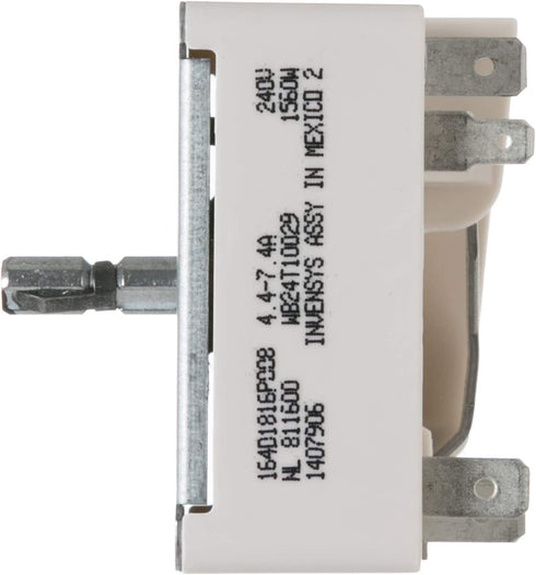 GE WB24T10029 Genuine OEM Surface Burner Control Switch for GE Electric Ranges