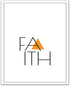 Faith Hope Love Quote Wall Art Decor Prints - Set of 3 (8x10) Inch Unframed Poster Photos - Kitchen Home - Gift Idea
