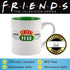 Silver Buffalo Friends Central Perk Doodle Logo Ceramic Coffee Mug, 14 Ounces
