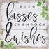 Simply Said, INC Perfect Pallets Petites - Irish Kisses & Shamrock Wishes, 8x8 in Wood Sign PET18688