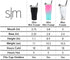Simple Modern Tumbler with Clear Flip Lid and Straw | Reusable Insulated Water Bottle Stainless Steel Travel Mug | Slim Cruiser Collection | 32oz, Riptide