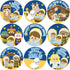 Religious Christmas Stickers Happy Birthday Jesus Nativity Stickers for Kids Christian School Classroom Decoration VBS Party Favor 500Pcs