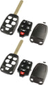 Case Shell Key Fob Remote fits 2011 2012 2013 Honda Odyssey, Set of 2