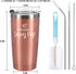 Mommy's Sippy Cup Travel Tumbler with Lids, Mom Birthday Christmas Gifts for Mom New Mom Mother Wife Women Mothers Day Thanksgiving Day, 20 Oz Insulated Stainless Steel Stemless Tumbler, Rose Gold