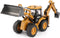 duturpo 1/50 Scale Metal Diecast Backhoe Loader Toy, Metal Play Construction Vehicles Trucks Toy for Boys