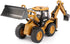 duturpo 1/50 Scale Metal Diecast Backhoe Loader Toy, Metal Play Construction Vehicles Trucks Toy for Boys