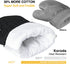 Koroda Oven Mitts: Silicone Oven Mitts Heat Resistant 500 Degrees and Pot Holders for Kitchen (Set of 6, Black)