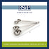 RSVP International Measuring Spoons, Long, Stainless Steel