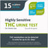 Exploro Highly Sensitive at Home Marijuana Drug Test Kit, THC Drug Test Kit Marijuana/Weed, THC Drug Test Urine, Easy Home Drug Test Marijuana/THC Substance Abuse, 15 THC Test Strips/Sticks, 50 ng/ml